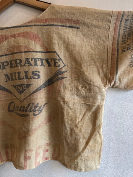 Vintage Feed Sack Custom Shirt