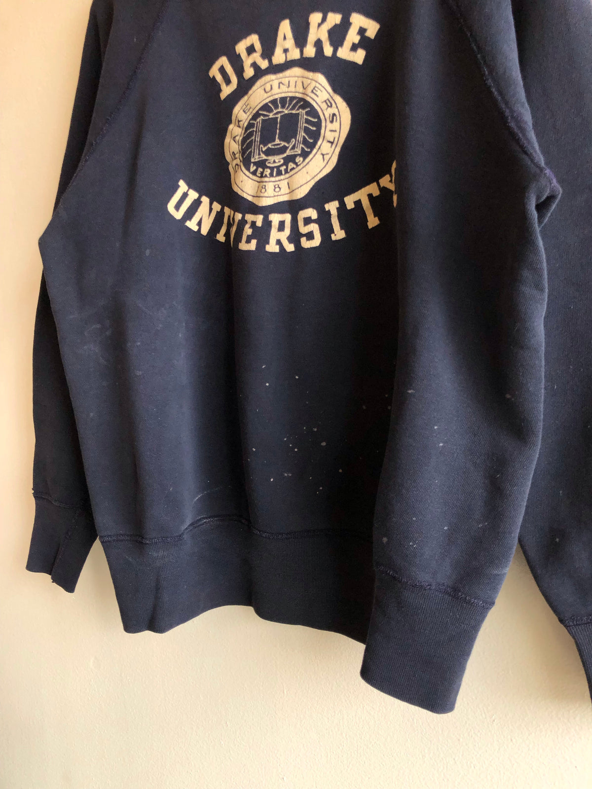 Vintage 1950’s Champion “Running Man” Drake College Sweatshirt - La Lovely Vintage 