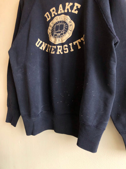 Vintage 1950’s Champion “Running Man” Drake College Sweatshirt - La Lovely Vintage 