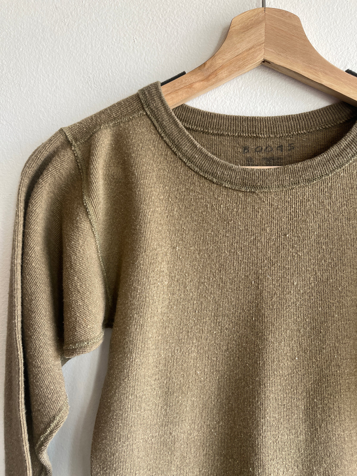 Vintage 1950’s Military Issue Olive Thermal Shirt - La Lovely Vintage 