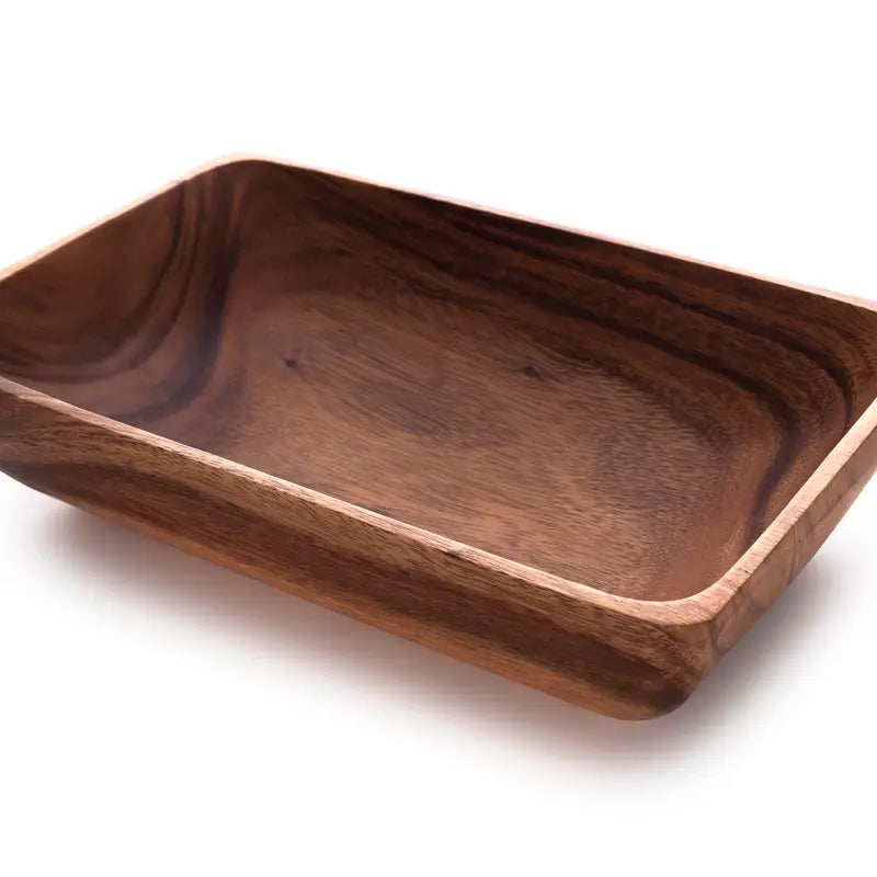 Creative Women - Acacia Wood 12” Rectangle Bowl