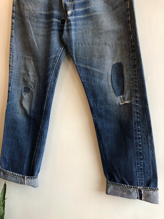 Vintage 1960’s Levi’s “Big E” 501 Selvedge Denim Jeans - La Lovely Vintage 