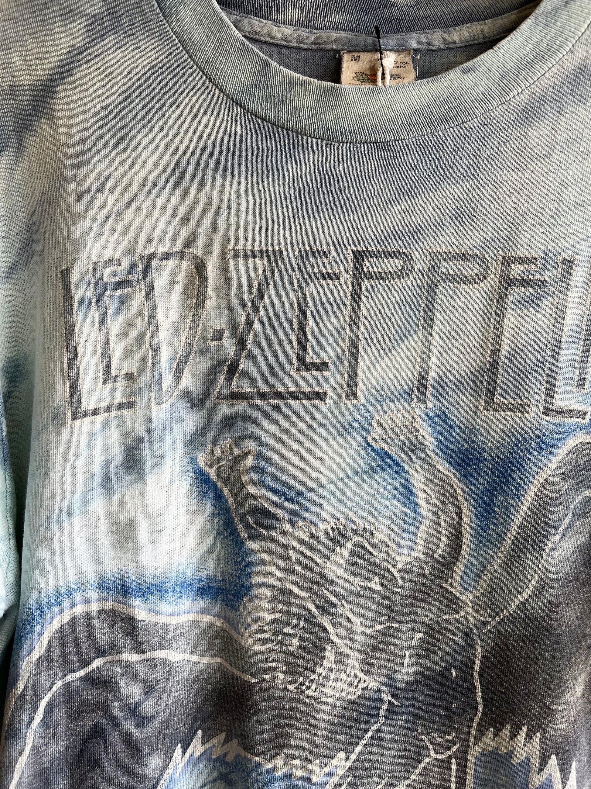 Vintage 1984 Dyed Led Zeppelin Tour T-Shirt - La Lovely Vintage 