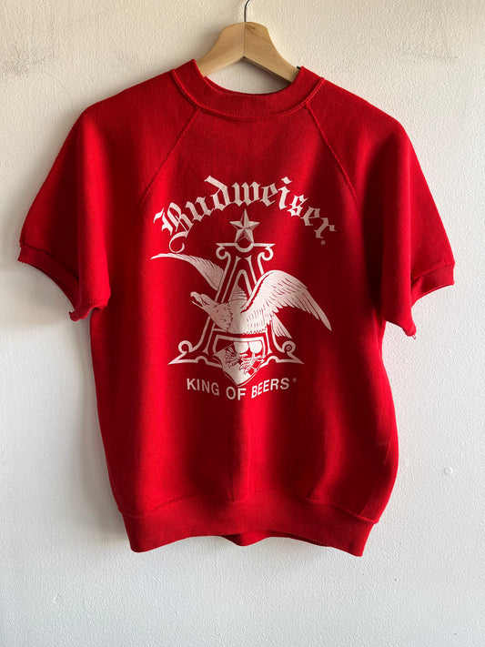 Vintage 1970’s Deadstock Budweiser Shirt Sleeve Sweatshirt - La Lovely Vintage 