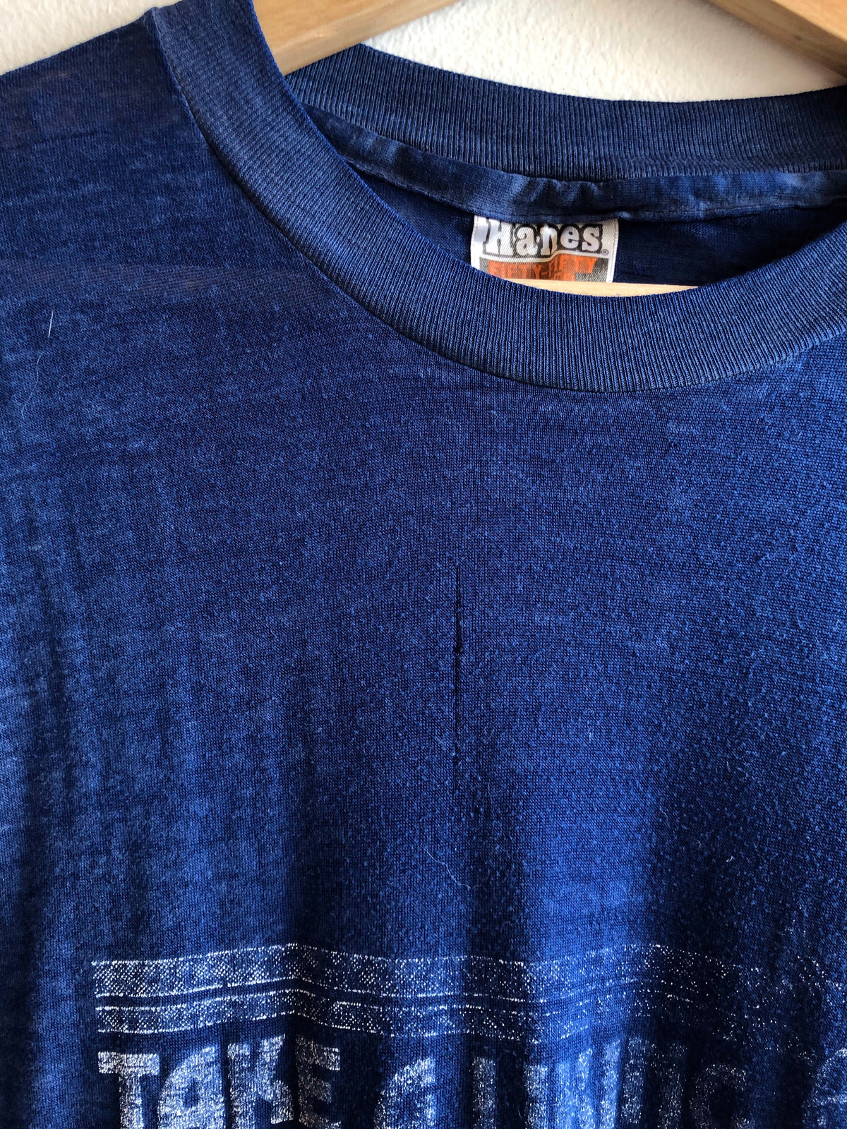 Vintage 1970’s Paper-Thin “Viking” T-Shirt - La Lovely Vintage 