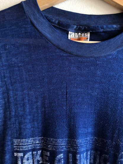 Vintage 1970’s Paper-Thin “Viking” T-Shirt - La Lovely Vintage 