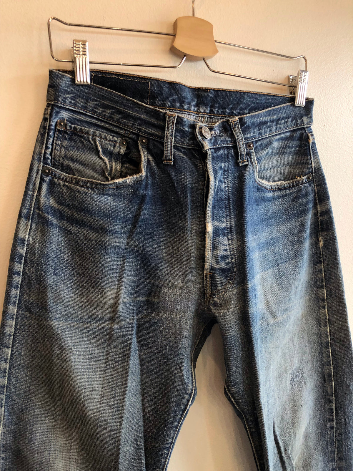 Vintage 1960’s Levi’s “Big E” 501 Selvedge Denim Jeans - La Lovely Vintage 