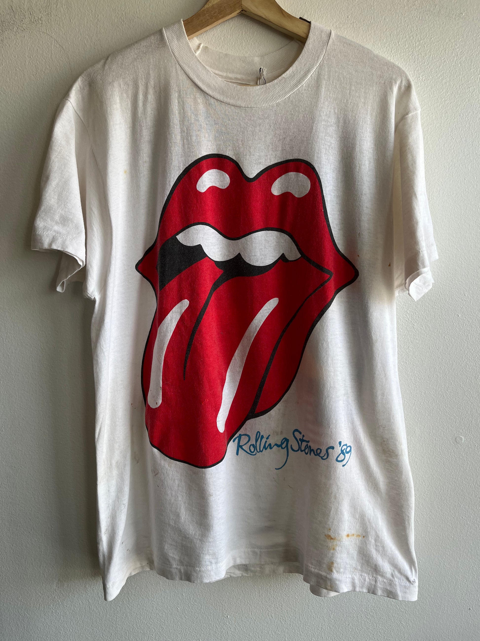 Vintage 1989 Rolling Stones Tour T-Shirt - La Lovely Vintage 