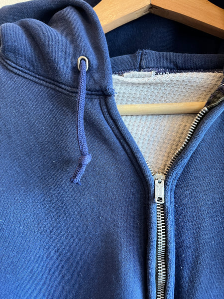Vintage 1960’s Mayo Spruce Thermal-Lined Hooded Sweatshirt
