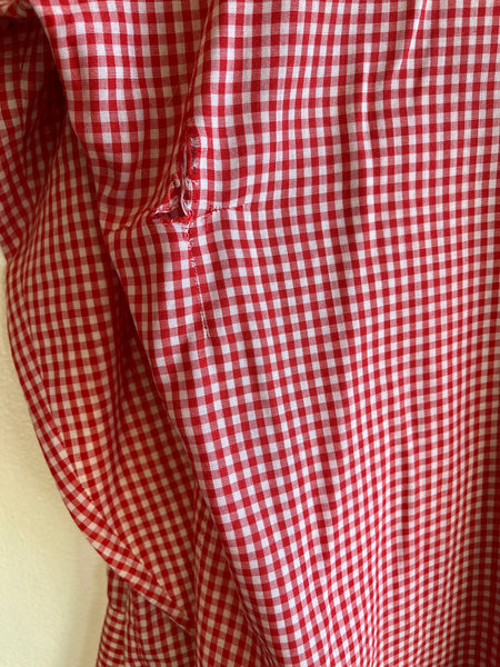 Vintage 1970/80’s Levi’s Gingham Pearl Snap Button-Up Shirt