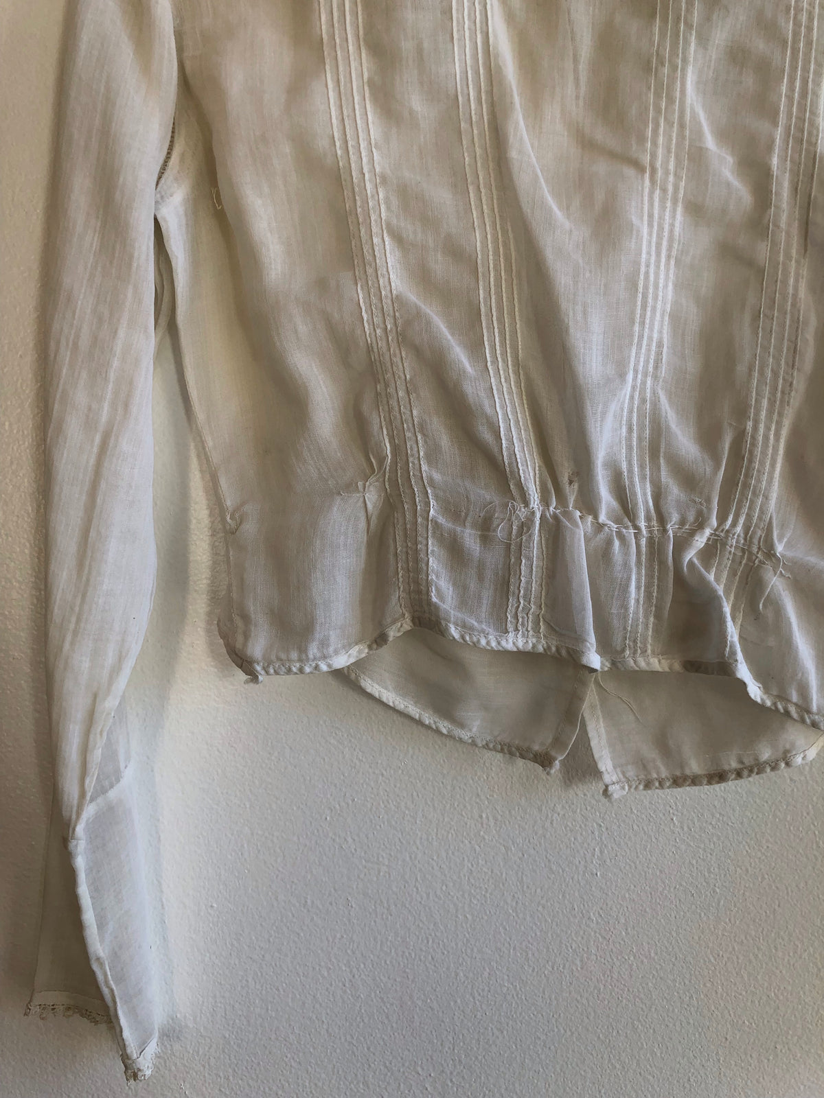 Vintage 1920’s Embroidered Sheer Blouse