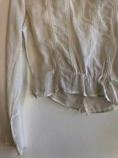 Vintage 1920’s Embroidered Sheer Blouse