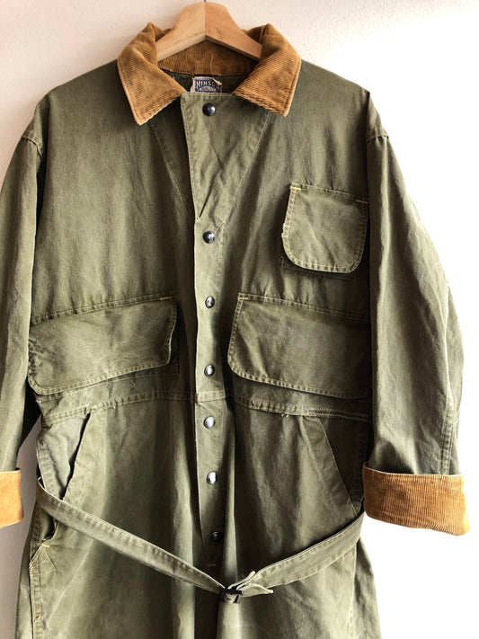 Vintage 1930’s Hinson Canvas Hunting Coveralls - La Lovely Vintage 