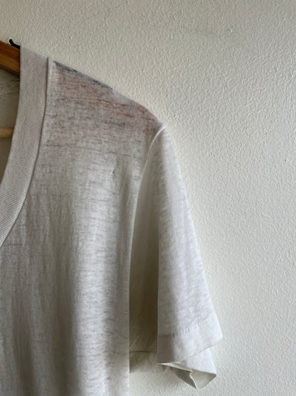 Vintage 1970’s Thrashed V-Neck T-Shirt