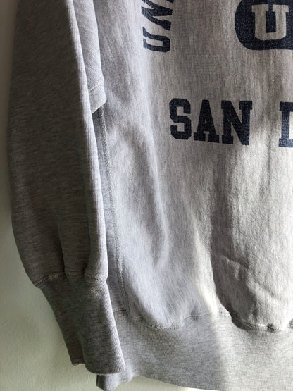 Vintage 1980’s U.C. Santa Barbara Chopped Reverse Weave Sweatshirt - La Lovely Vintage 