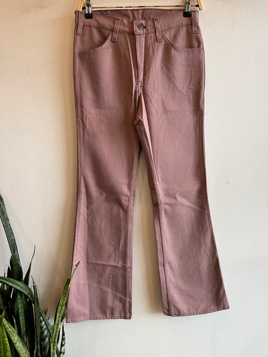 Vintage 1970's Deadstock Levi’s Flare Pants - Salmon