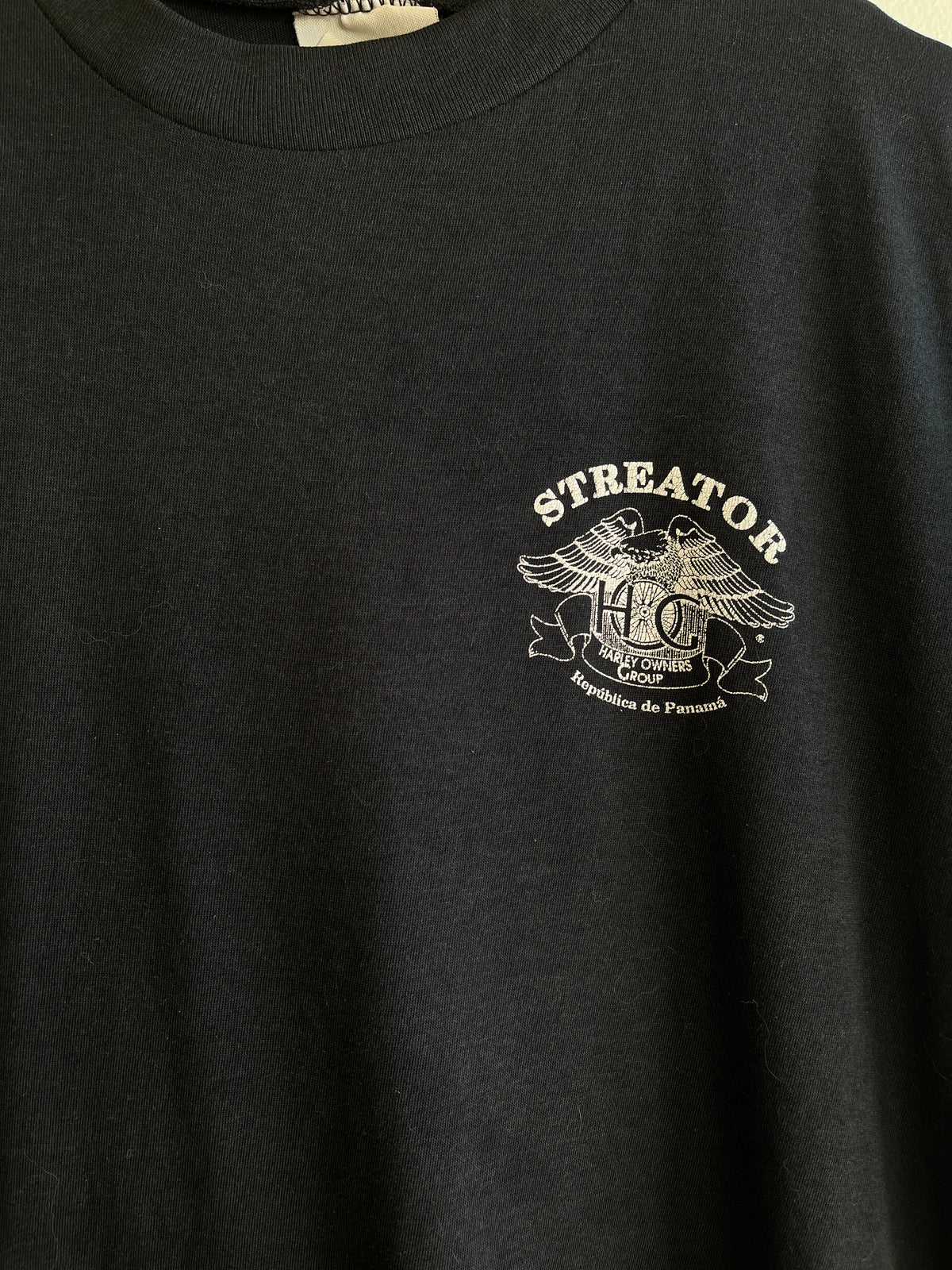 Vintage 1980’s Harley Davidson Owners Group of Panama T-Shirt - La Lovely Vintage 