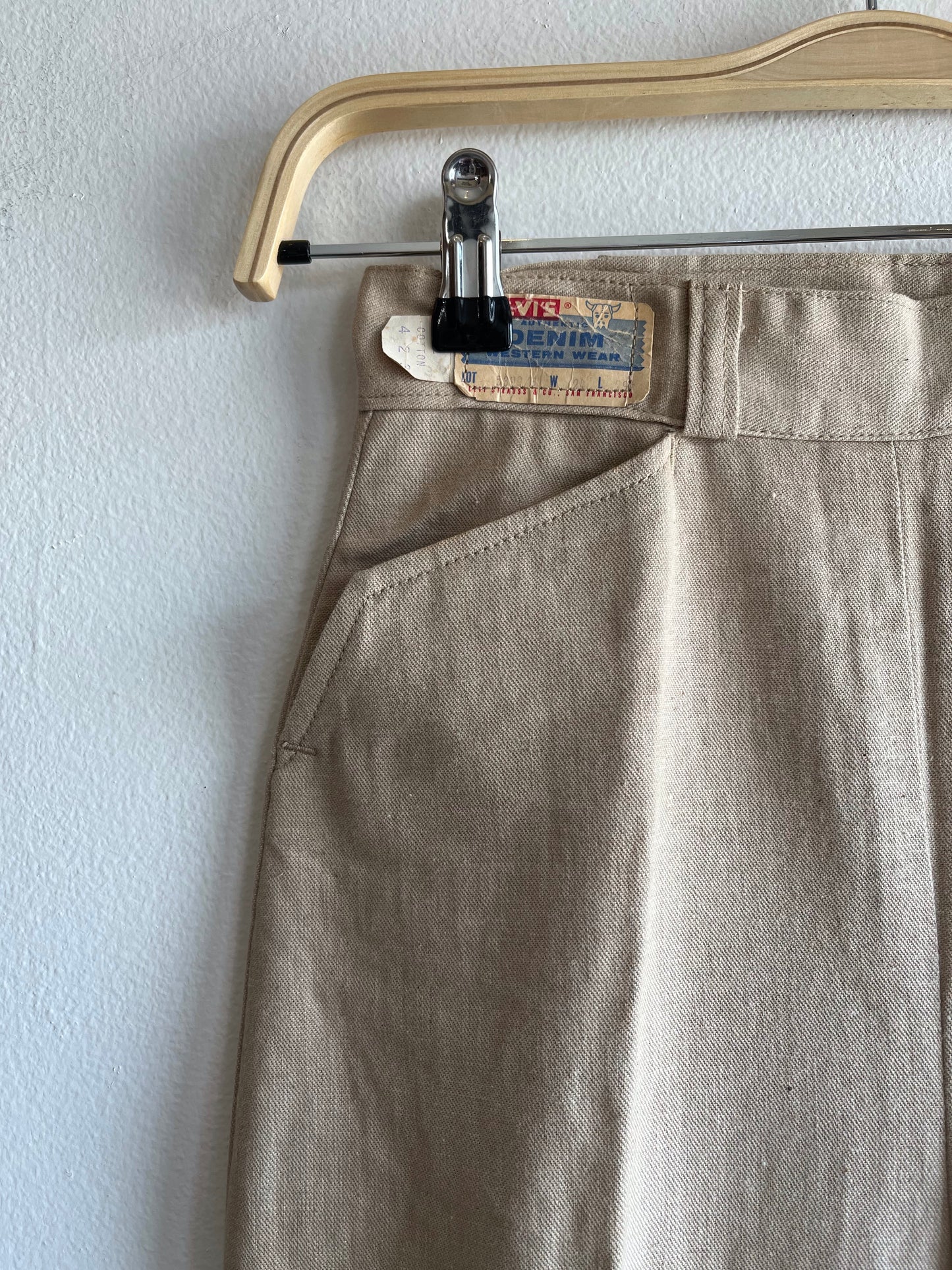 Vintage Deadstock 1950's Lady Levi's Shorthorn Side-Zip Pants - La Lovely Vintage 