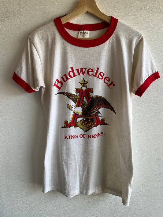 Vintage 1970’s Budweiser Ringer T-Shirt