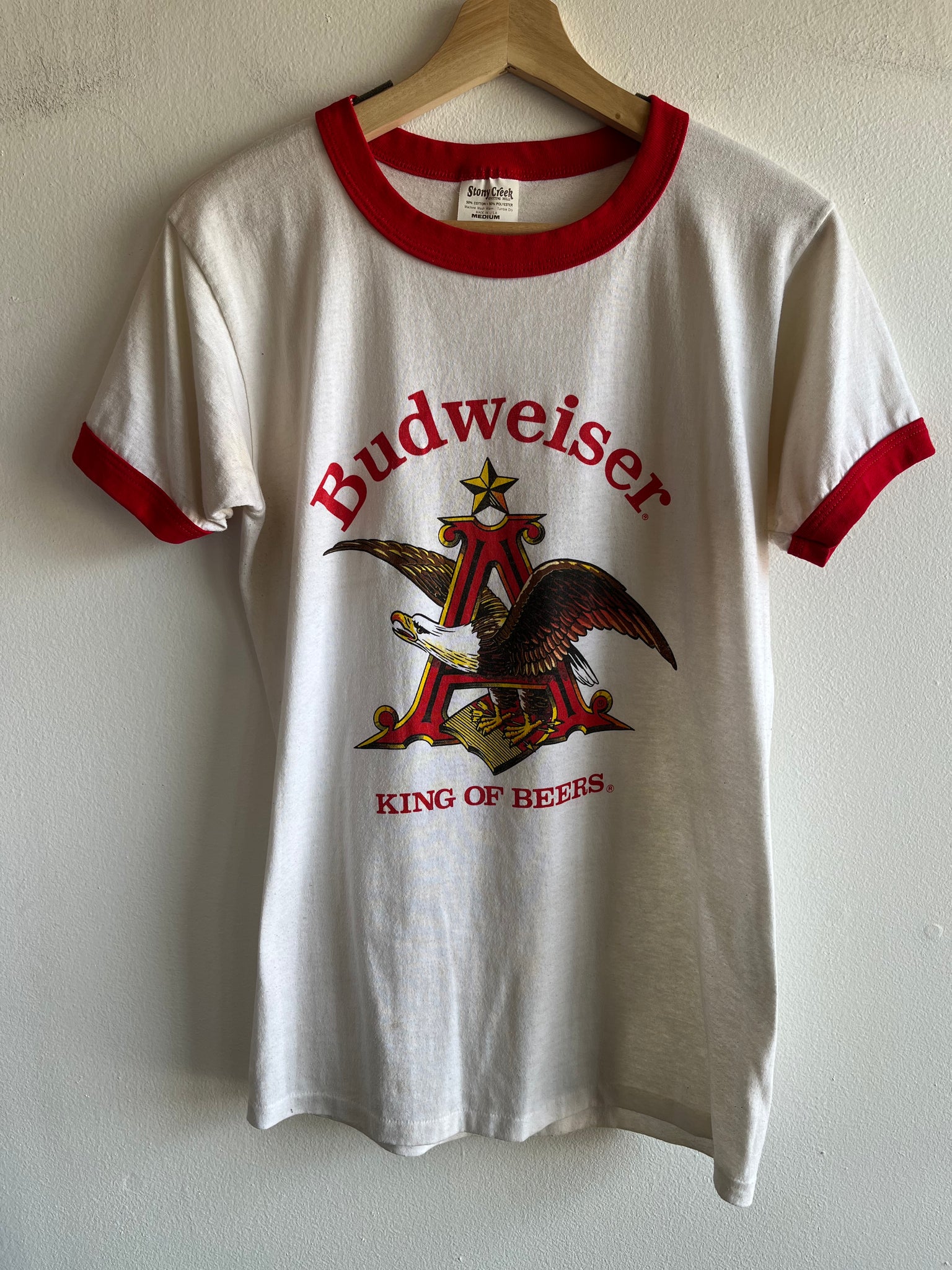 Vintage 1970’s Budweiser Ringer T-Shirt