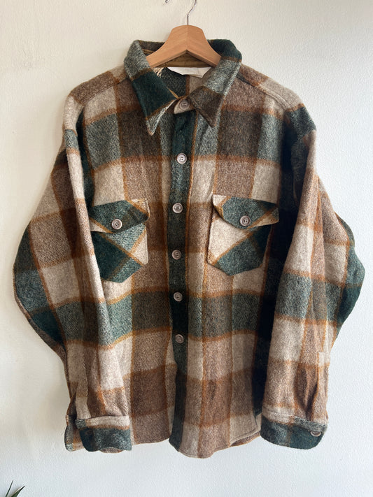 Vintage 1970’s Woolrich Flannel Shirt Jacket