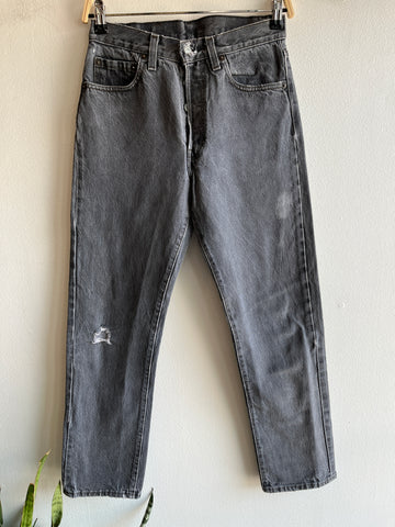 Vintage 1980's Levi’s 501 Black Denim Jeans