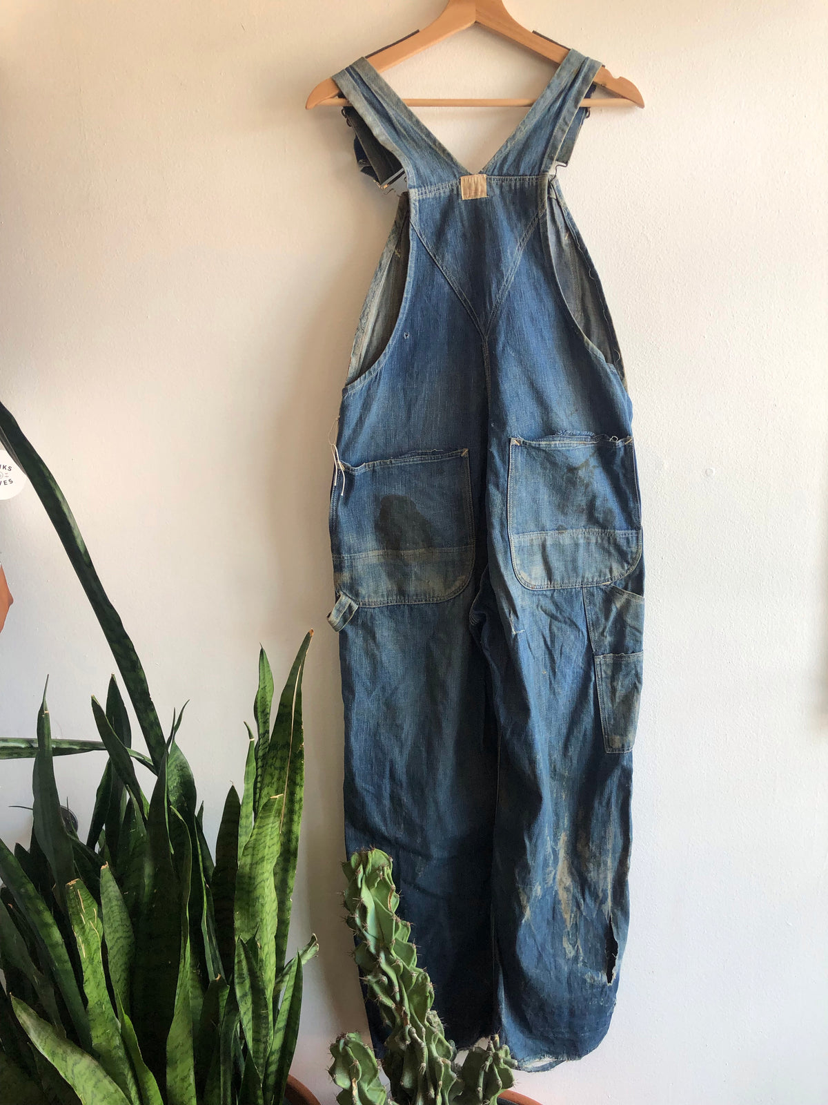 Vintage 1940/1950’s O’Bryan Bros “Duck Head” Denim Overalls - La Lovely Vintage 