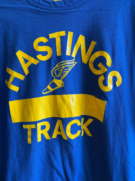 Vintage 1970’s Champion Hastings Track Reversible T-Shirt