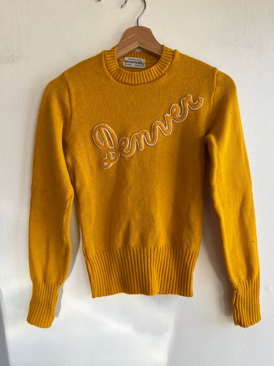 Vintage 1960’s Denver Varsity Sweater