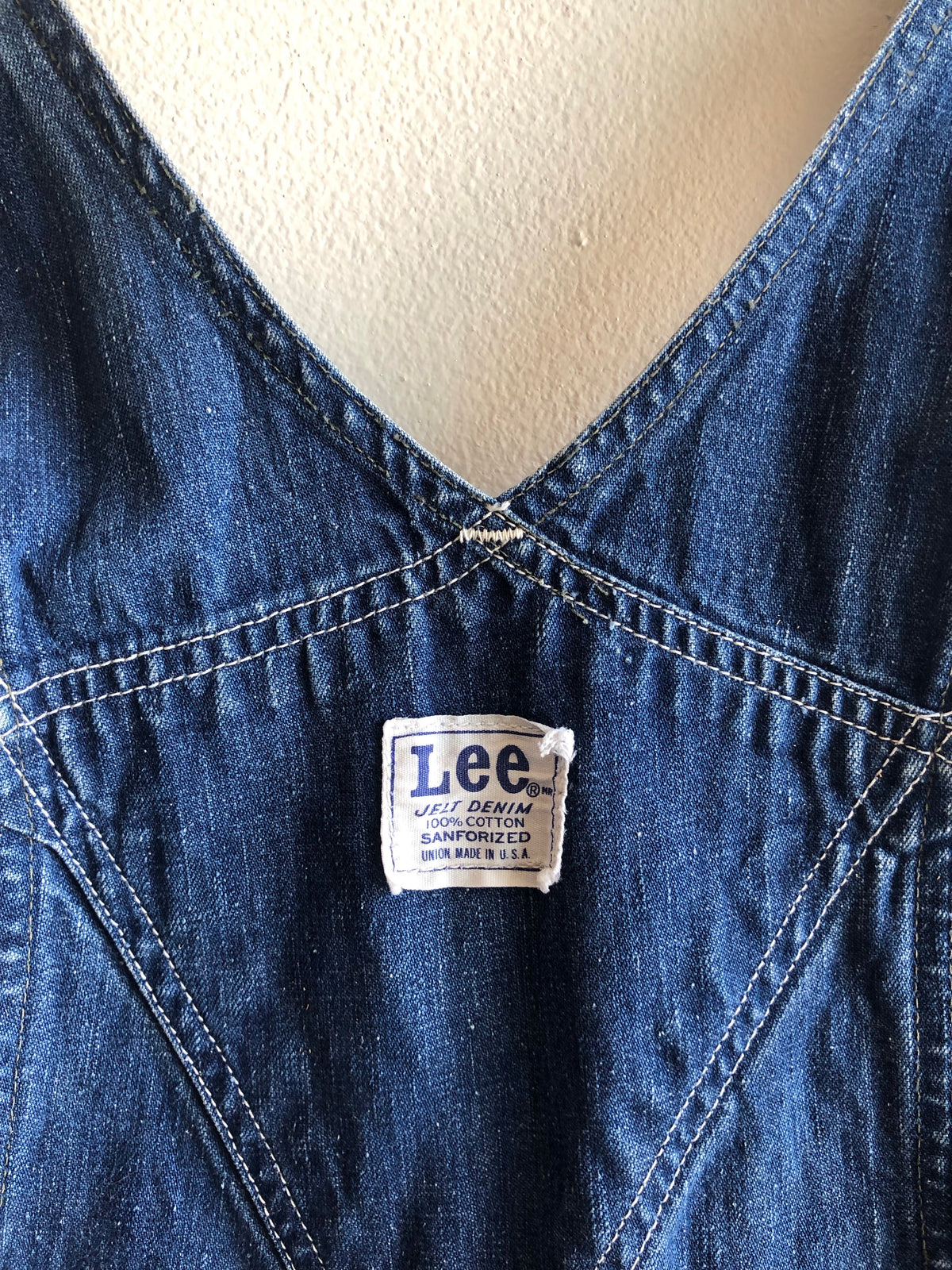 Vintage 1960’s Lee Jelt Denim Overalls - La Lovely Vintage 