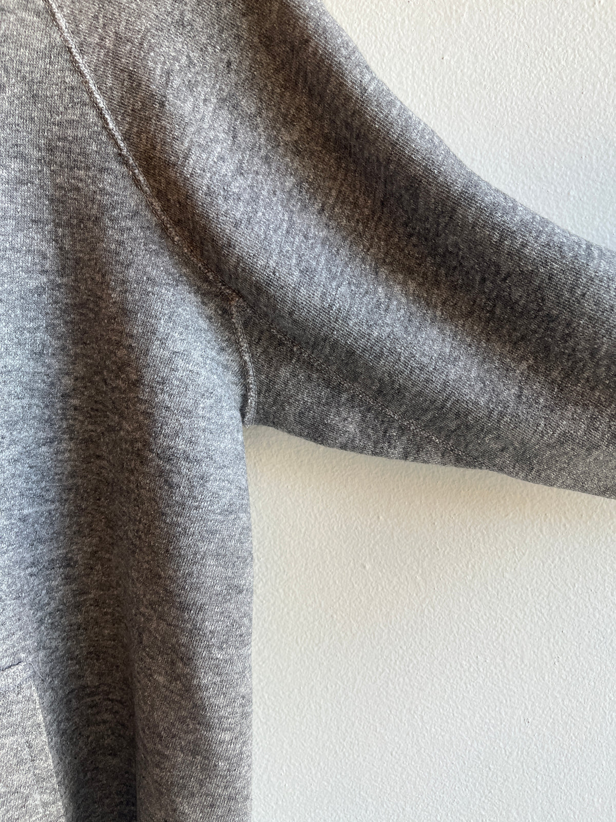 Vintage 1970’s Heather Grey Hooded Sweatshirt - La Lovely Vintage 