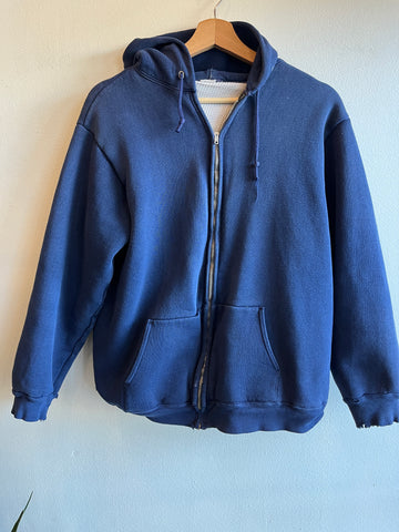 Vintage 1960’s Mayo Spruce Thermal-Lined Hooded Sweatshirt