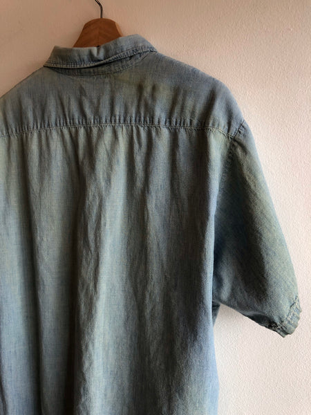 Vintage 1950’s Selvedge Chambray Button Up Shirt