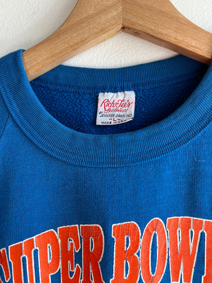 Vintage 1987 Denver Broncos Super Bowl Crewneck Sweatshirt - La Lovely Vintage 