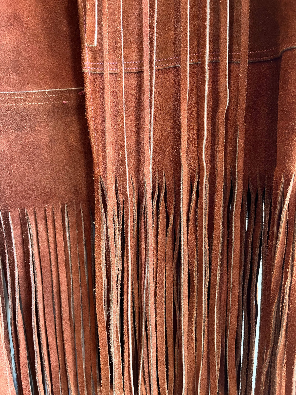 Vintage 1970’s Fringe Suede Vest