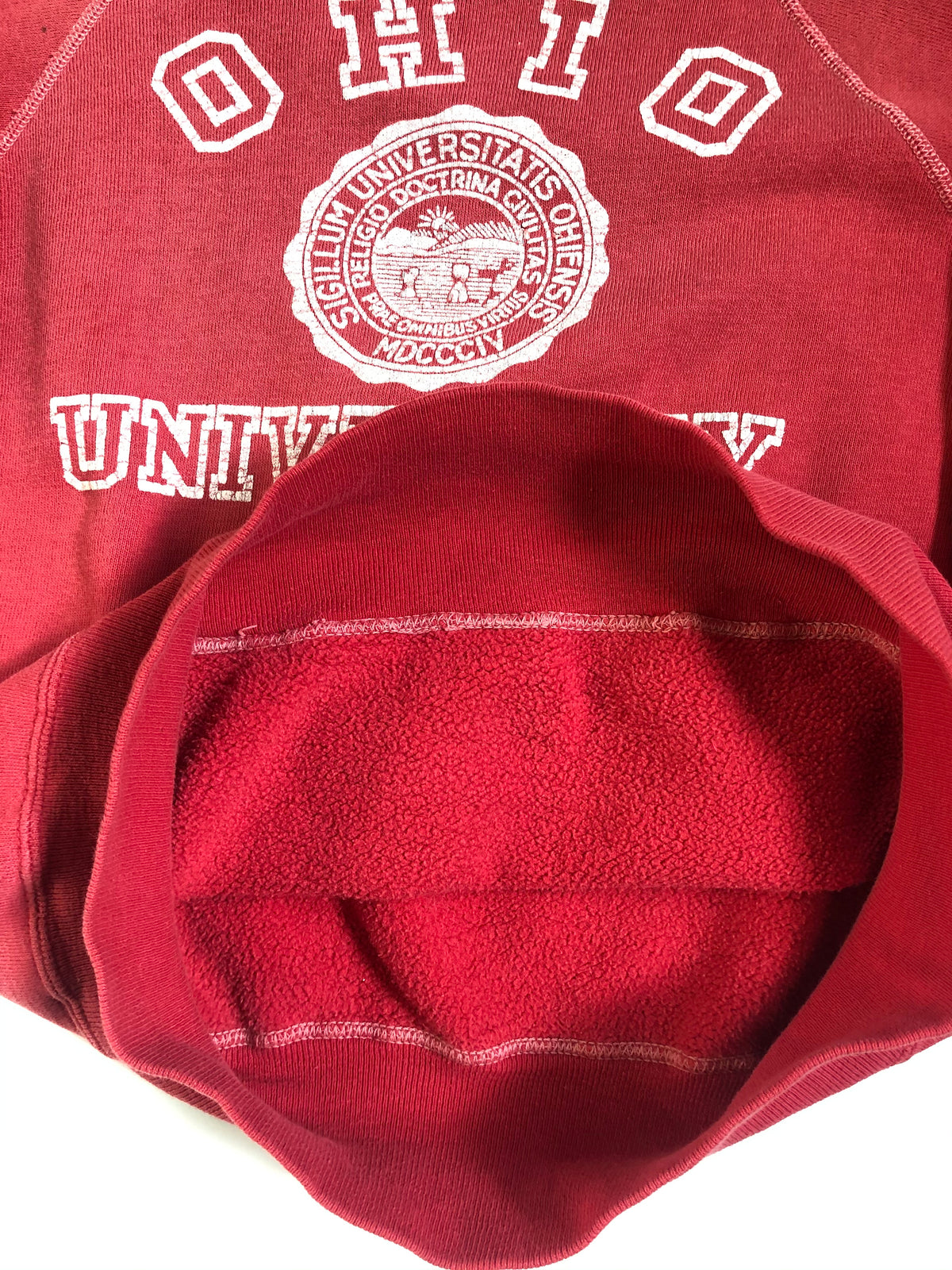 Vintage Sun-Faded 1960’s Ohio University Sweatshirt - La Lovely Vintage 