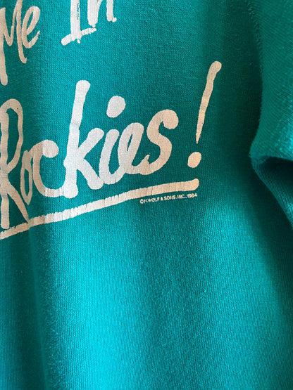 Vintage 1984 “Meet Me in the Rockies” Sleep Sweatshirt - La Lovely Vintage 