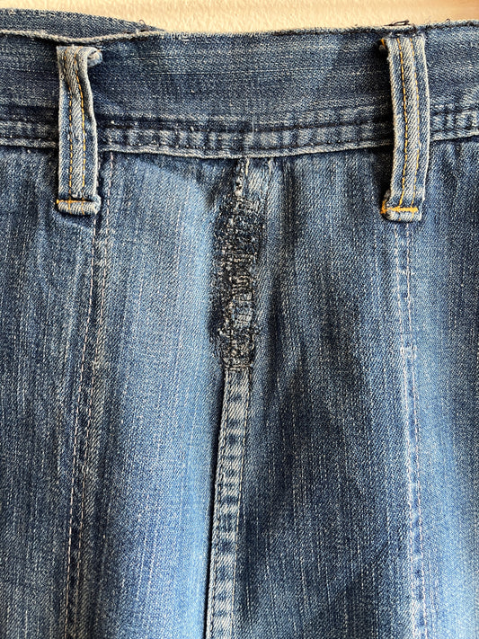 Vintage 1940/1950’s Duck Head Denim Side-Zip Jeans
