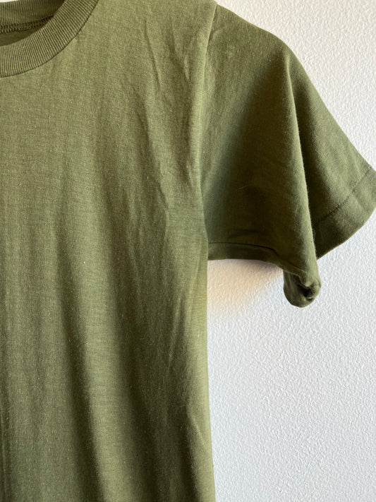 Vintage 1960’s Military Issue Green T-Shirt - La Lovely Vintage 