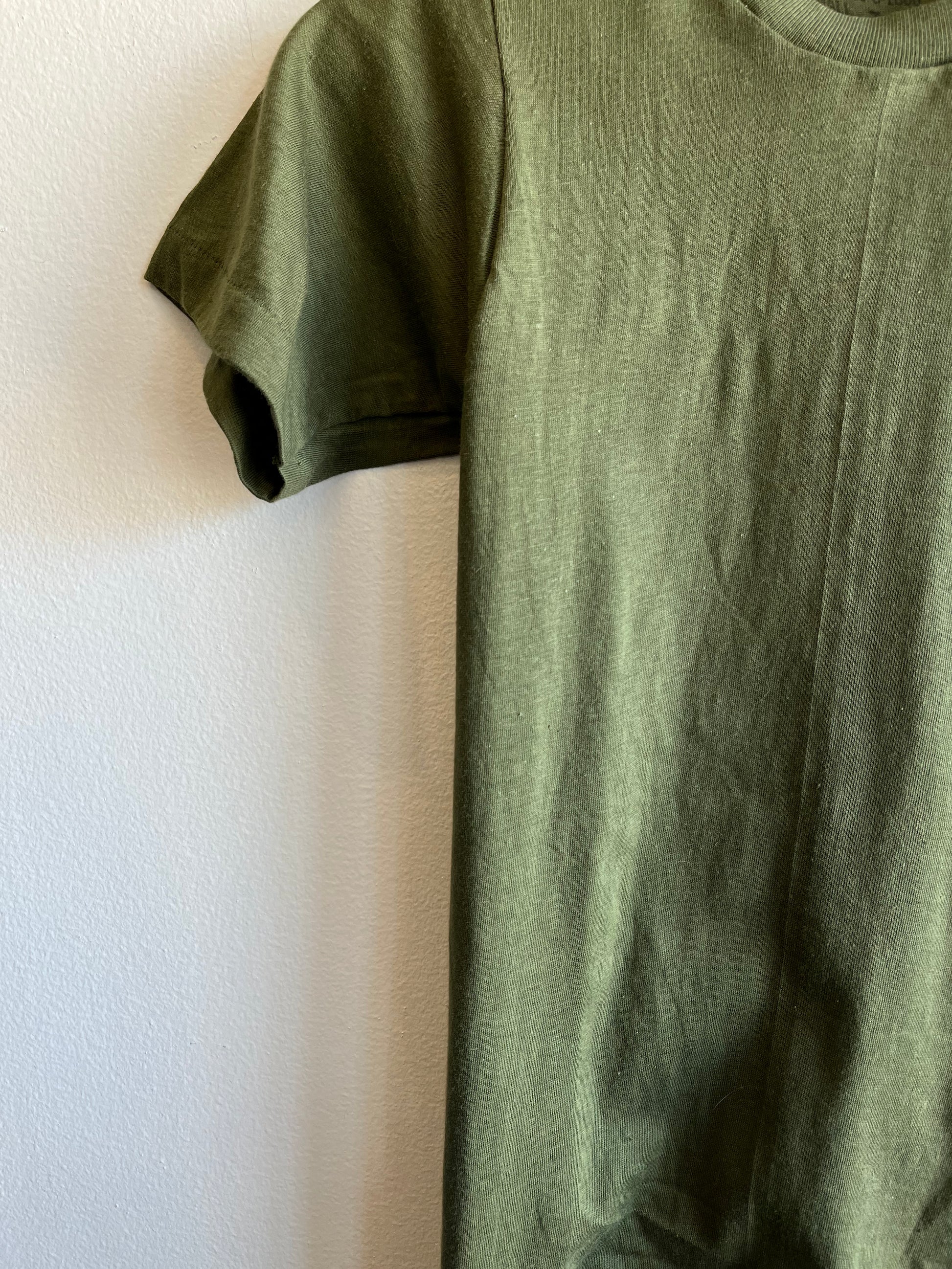Vintage 1960’s Military Issue Green T-Shirt - La Lovely Vintage 