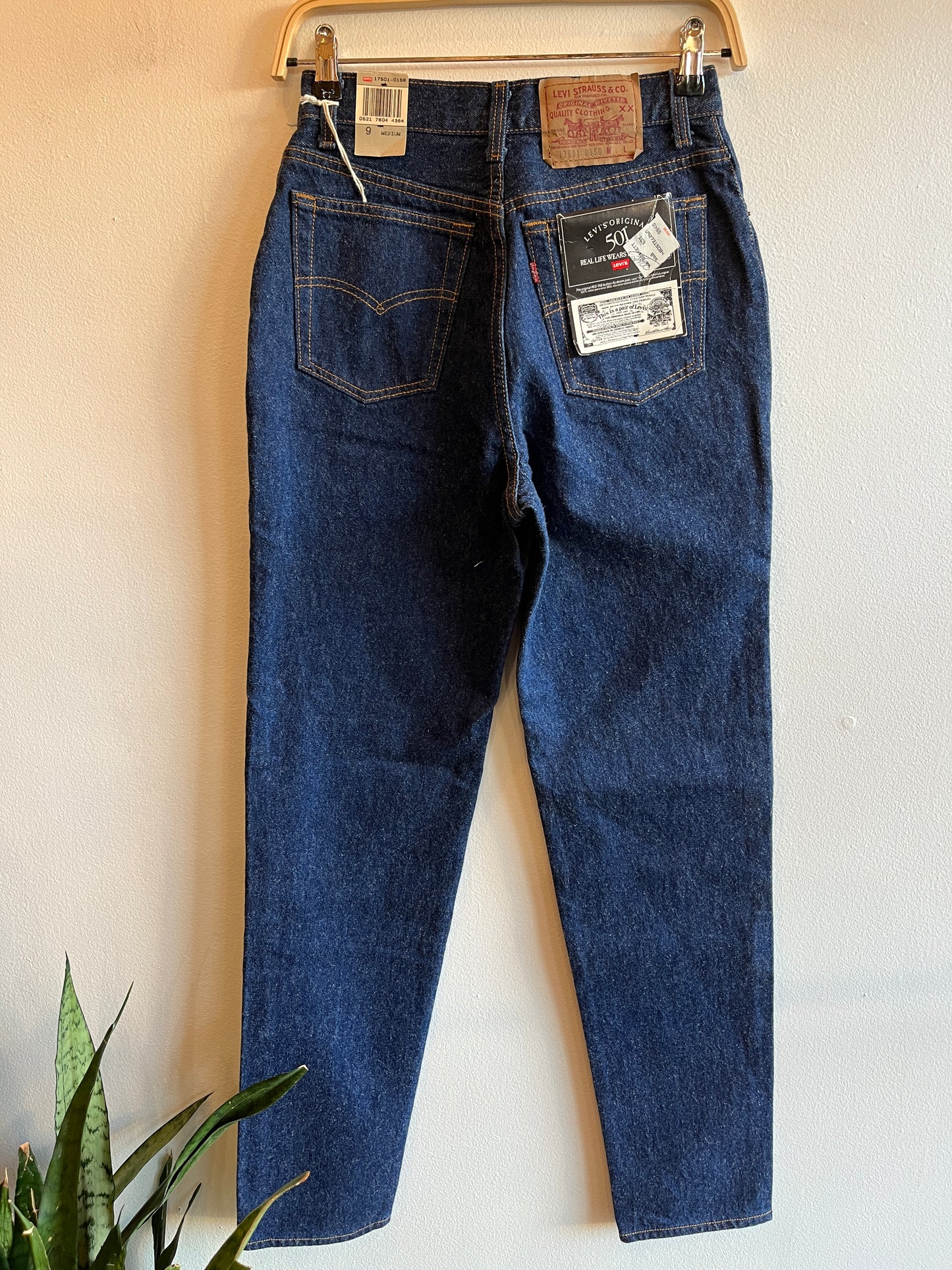 Vintage 1990’s Deadstock Levi’s 501 Denim Jeans - La Lovely Vintage 