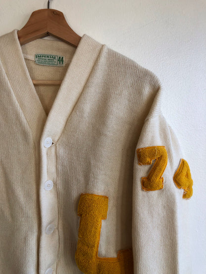 Vintage 1970’s Varsity Cardigan - La Lovely Vintage 