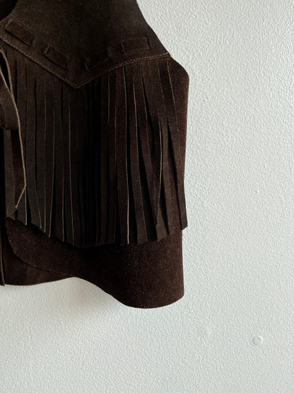 Vintage 1970’s Fringe Suede Vest