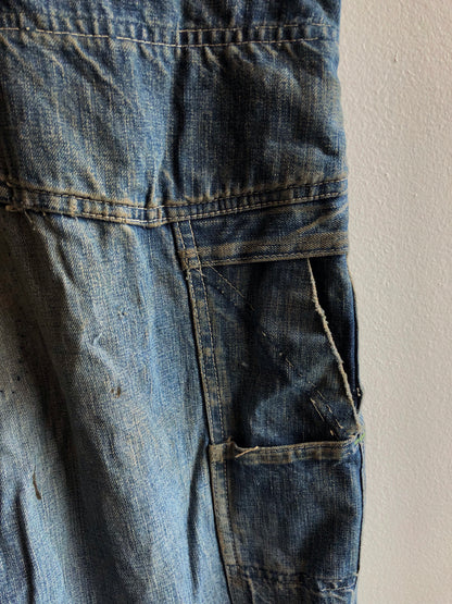 Vintage 1940/1950’s Osh Kosh “Vestbak” Selvedge Overalls - La Lovely Vintage 