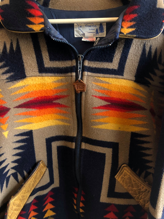 Vintage 1980’s Navajo Pattern Fleece/Wool Jacket - La Lovely Vintage 
