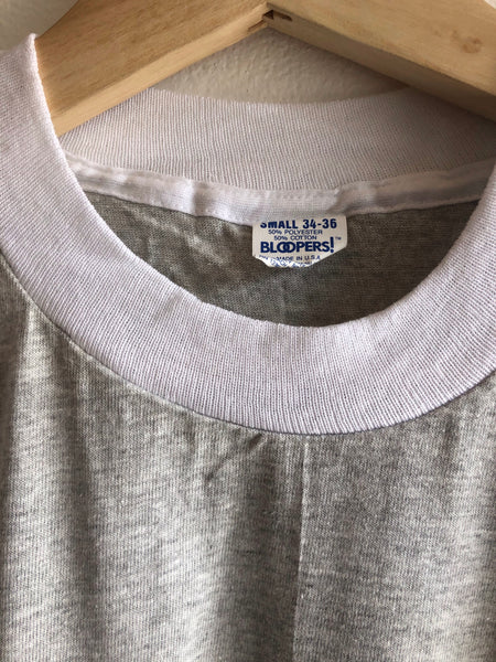 Vintage Deadstock 1980’s Heather and White Ringer T-Shirt