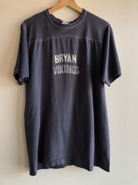 Vintage 1970’s “Bryan Vikings” Football Jersey T-Shirt - La Lovely Vintage 