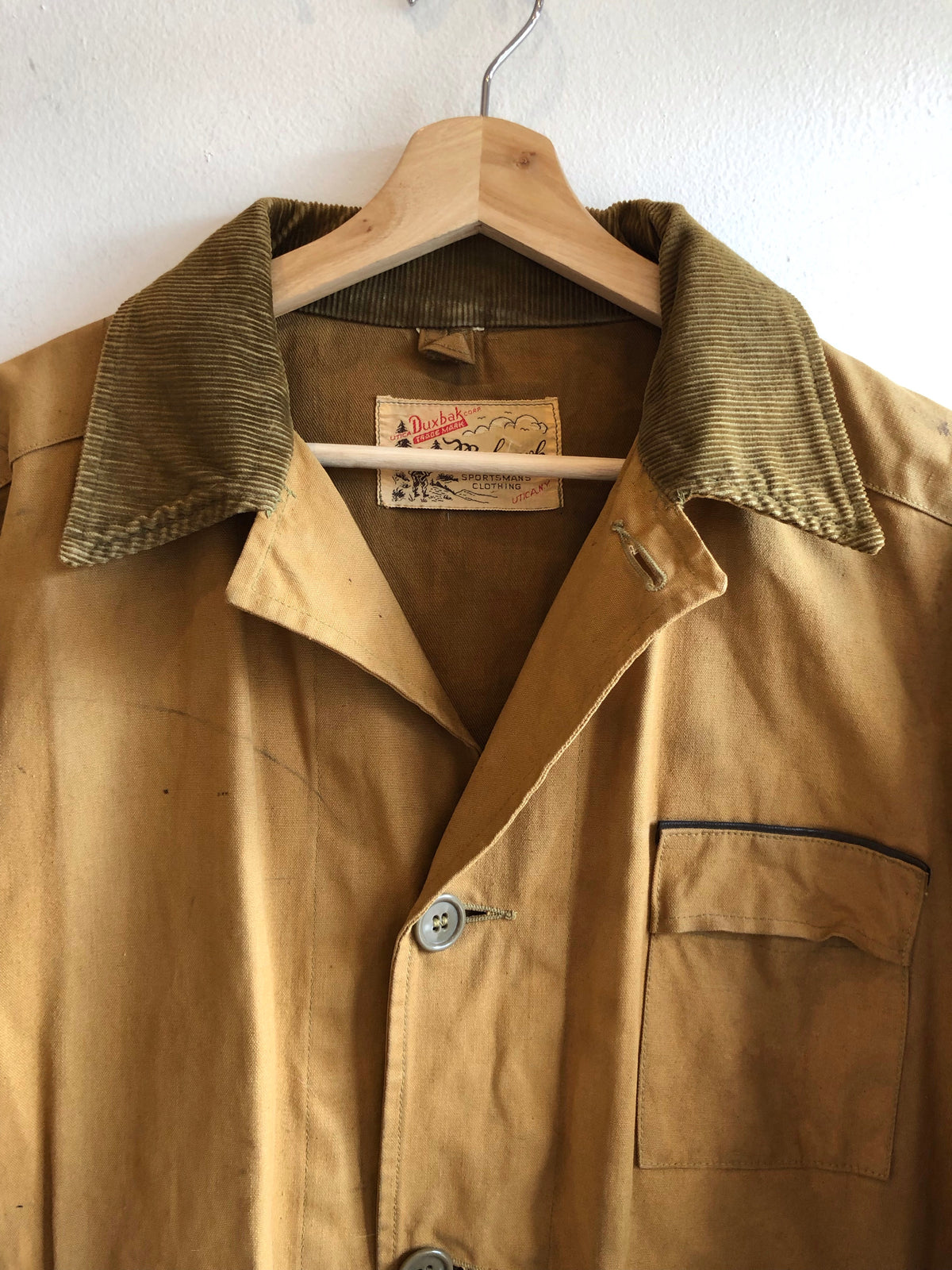 Vintage 1940/50’s Duxbak “Mohawk” Canvas Hunting Jacket - La Lovely Vintage 
