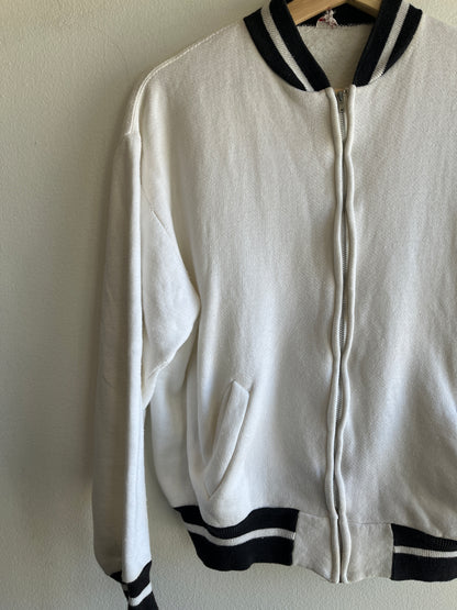 Vintage 1950’s Bomber-Style Fleece Sweatshirt