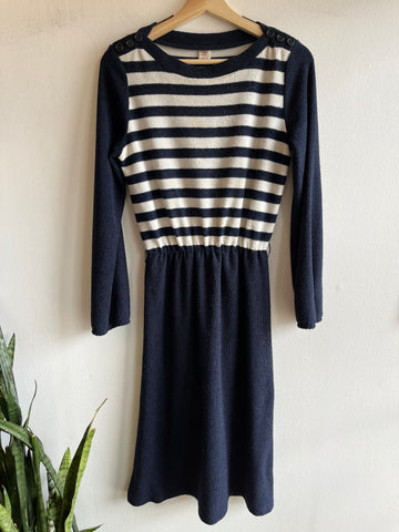 Vintage 1960’s Terry Cloth Striped Dress